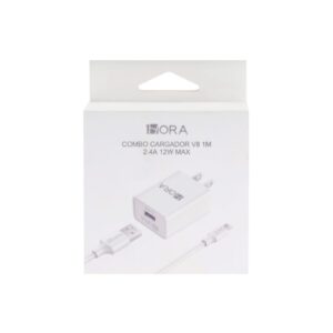 KIT de cargador V8/1HORA/12W/2.4A