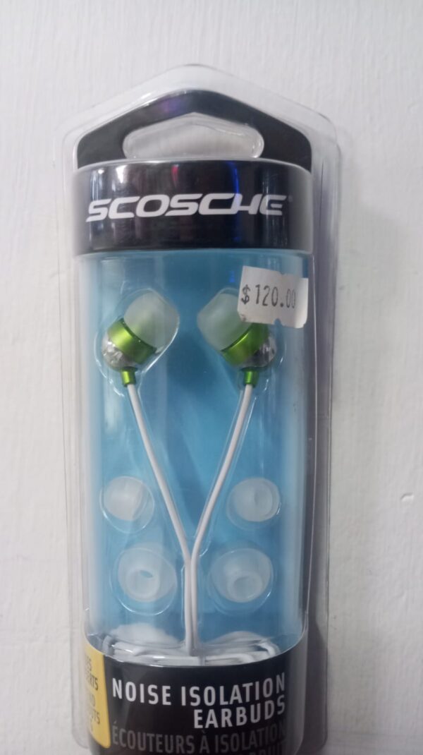 Audífonos auricular con accesorios SCOSCHE