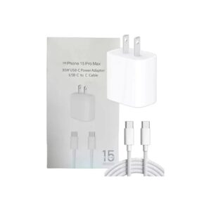 Kit cargador iPhone 16 en adelante Tipo Color blanco 35W