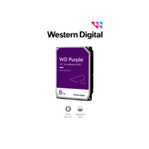 Disco Duro de 8 TB Purple Especial para Videovigilancia