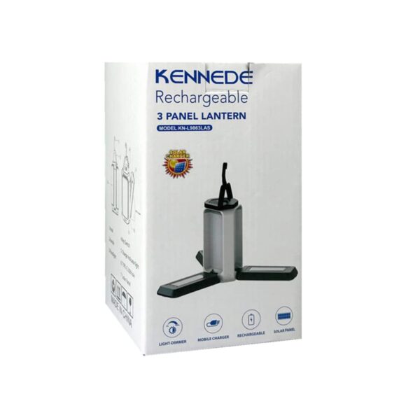 Linterna interna led con panel solar