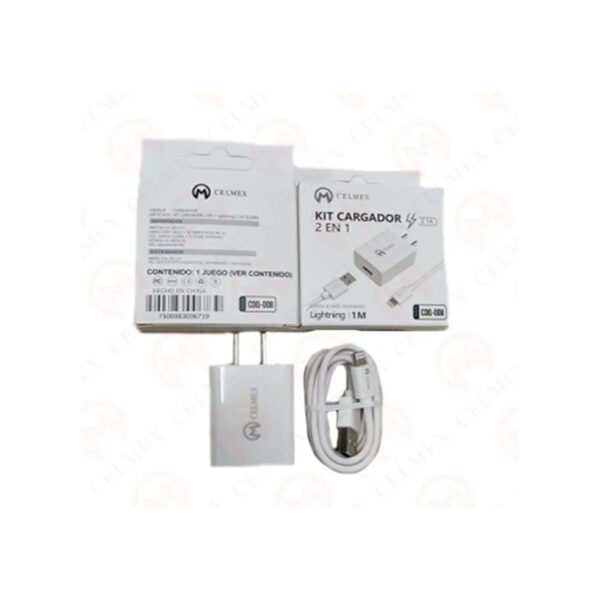 Kit cargador IP /CELMEX /2.1A