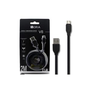 Cable V8/2M/1HORA/NEGRO
