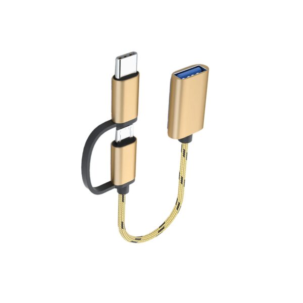 OTG /Adaptador cable v8 Y tipo C/ USB