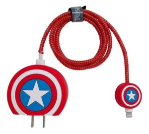 Protector paracable y cubo /Capitan america