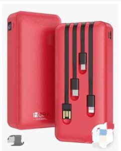Power bank/20000mAh/10.5Wmax/1Hora/Roja/Jumbo/GAR159
