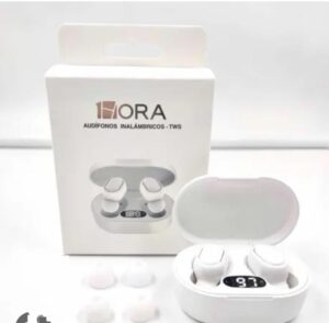 Audifonos inalambricos/1Hora/Pantalla digital/Blancos