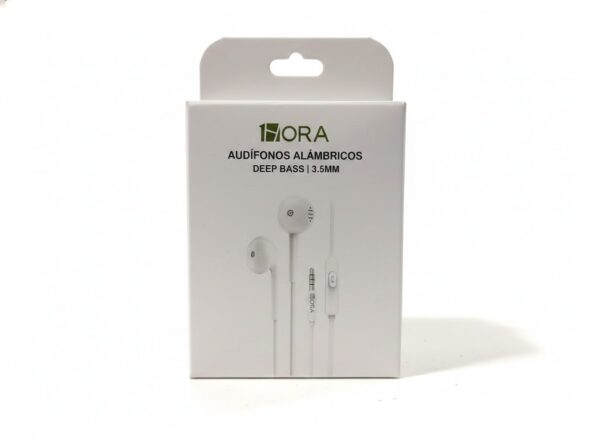 Audifonos alambricos entrada 3.5mm Deep Bass