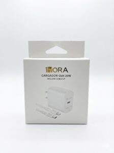 Kit de Cargador Tipo C a IP /1HORA/20W