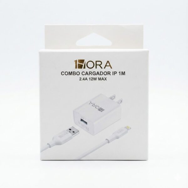Kit de Cargador USB a IP/1HORA/12W