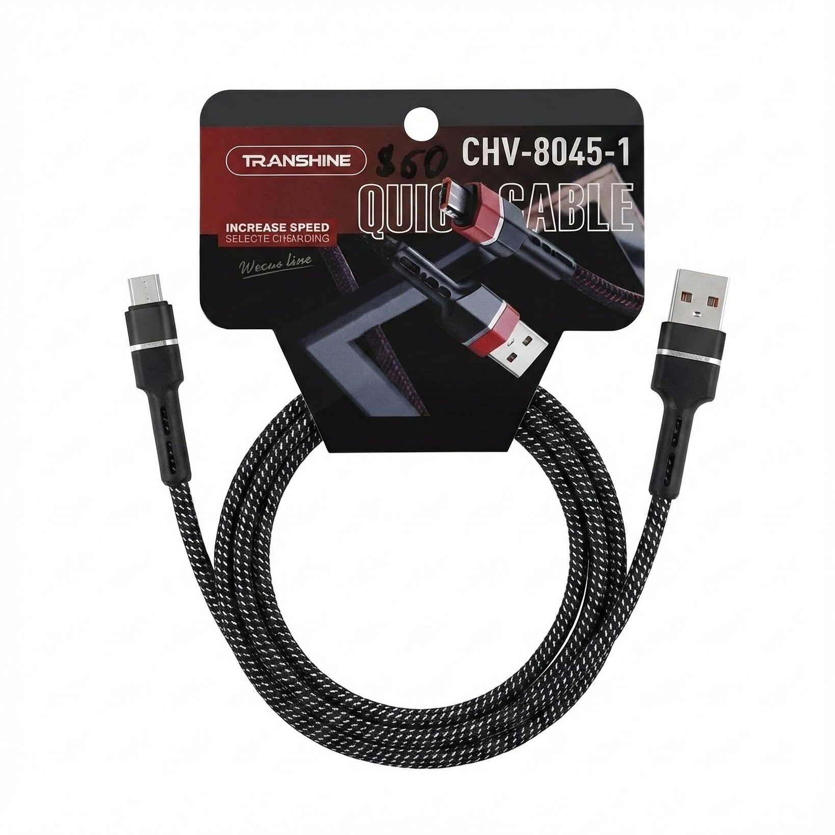 Cable USB a V8 Transhine