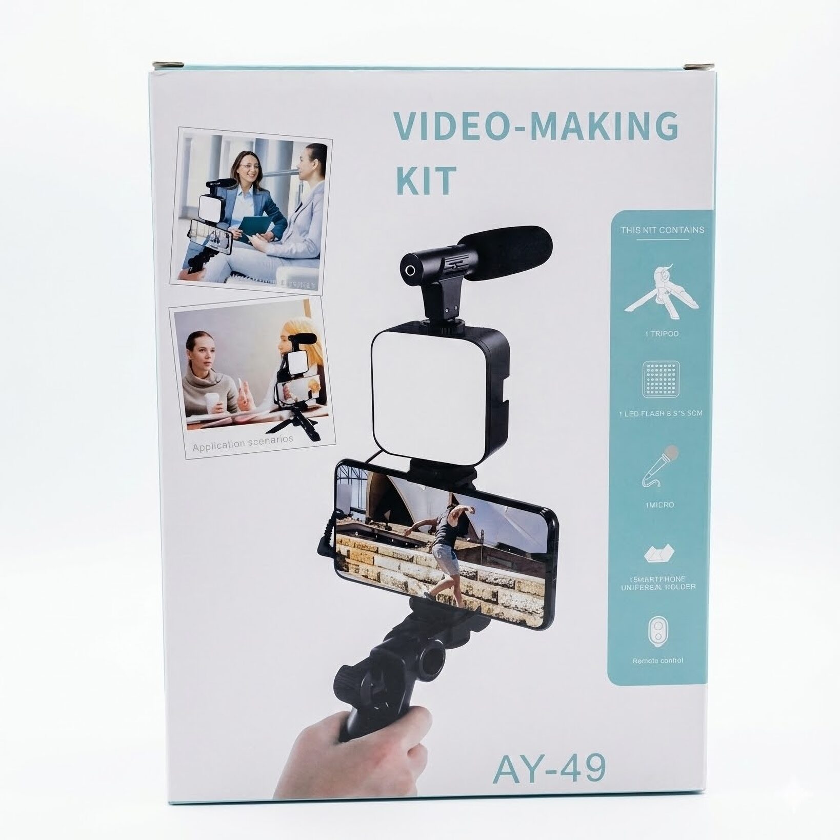 Tipie con accesorios integrados