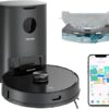 AIRROBO Robot aspirador y fregona T10+ con base autovacía, navegación Lidar, batería de 5200 mAh
